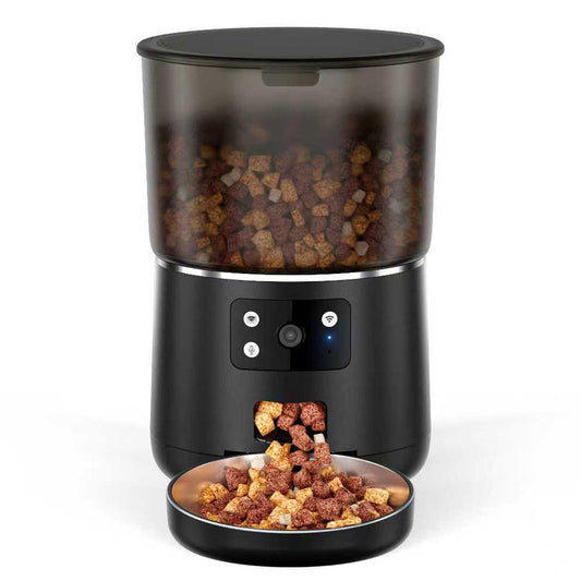 Automatic Pet Feeder with App Control and Video Monitoring
