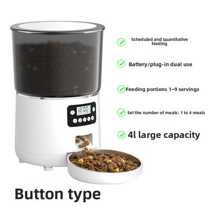 Automatic Pet Feeder with App Control and Video Monitoring